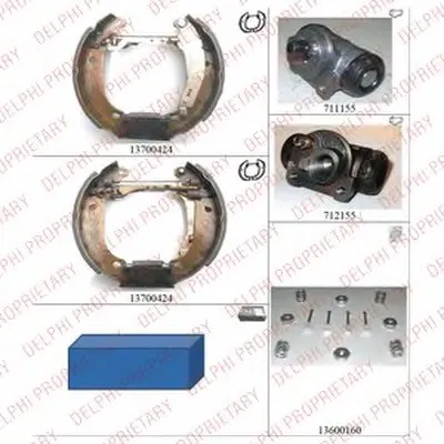 Комплект тормозных колодок DELPHI купить