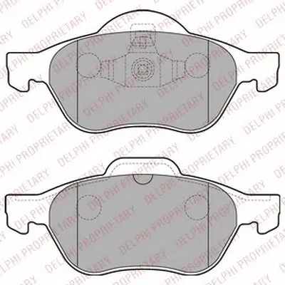 Комплект тормозных колодок, дисковый тормоз DELPHI купить