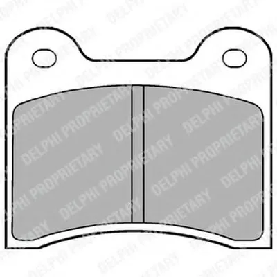 Комплект тормозных колодок, дисковый тормоз DELPHI купить
