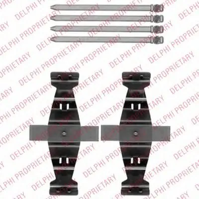 Комплектующие, колодки дискового тормоза DELPHI купить