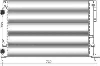 Радиатор, охлаждение двигателя MAGNETI MARELLI купить