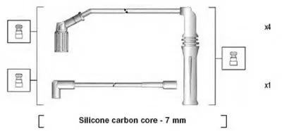 Комплект проводов зажигания MAGNETI MARELLI купить