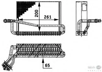 Испаритель, кондиционер BEHR HELLA SERVICE купить