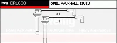 Комплект проводов зажигания Brand New REMY (Multiline) DELCO REMY купить