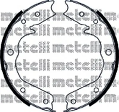 Комплект тормозных колодок, стояночная тормозная система METELLI купить