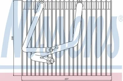 Испаритель, кондиционер NISSENS купить
