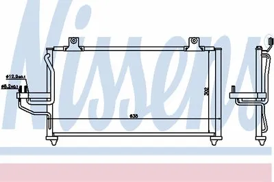 Конденсатор, кондиционер NISSENS купить