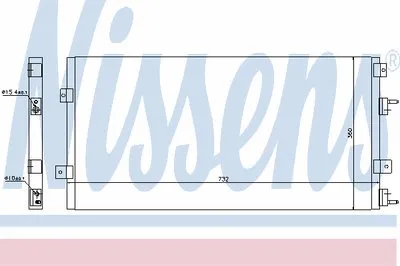 Конденсатор, кондиционер NISSENS купить