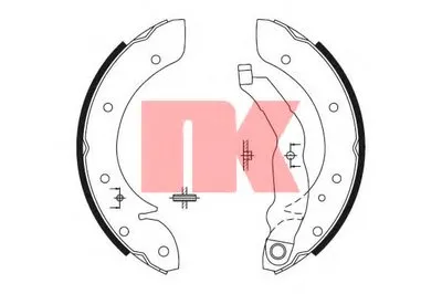 Комплект тормозных колодок NK купить