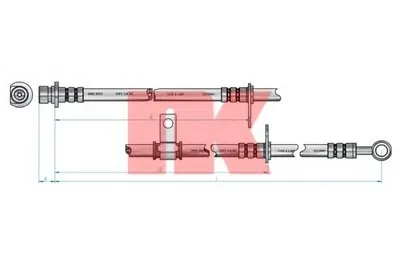 Тормозной шланг NK купить