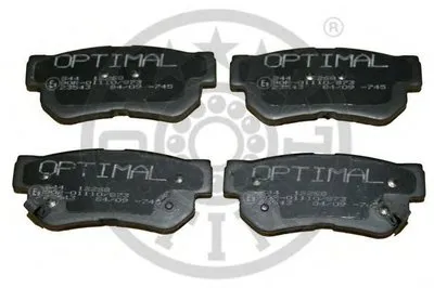 Комплект тормозных колодок, дисковый тормоз OPTIMAL купить