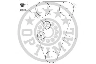 Комплект ремня ГРМ OPTIMAL купить