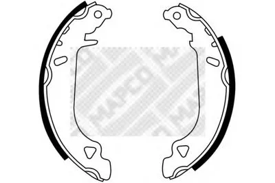 Комплект тормозных колодок MAPCO купить