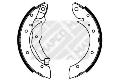 Комплект тормозных колодок MAPCO купить