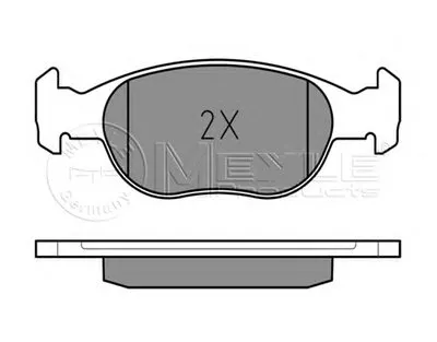 Комплект тормозных колодок, дисковый тормоз MEYLE купить