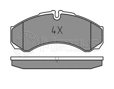 Комплект тормозных колодок, дисковый тормоз MEYLE купить