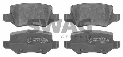 Комплект тормозных колодок, дисковый тормоз SWAG купить