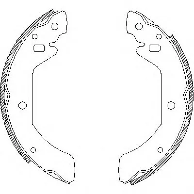 Комплект тормозных колодок REMSA купить