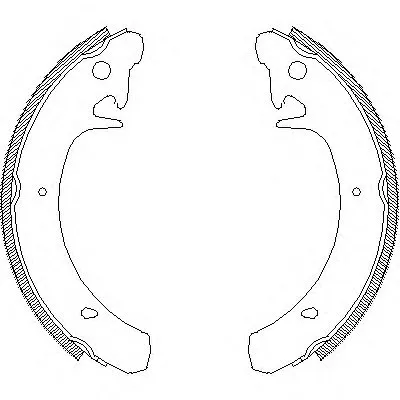 Комплект тормозных колодок REMSA купить