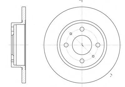 Тормозной диск REMSA купить