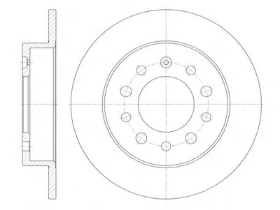 Тормозной диск REMSA купить