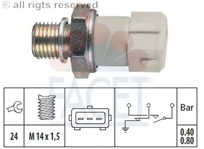 Выключатель с гидропроводом FACET купить