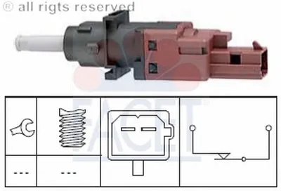 Выключатель, привод сцепления (Tempomat) FACET купить