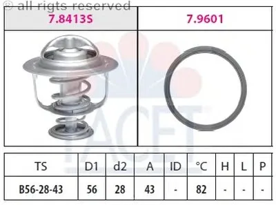 Термостат, охлаждающая жидкость FACET купить