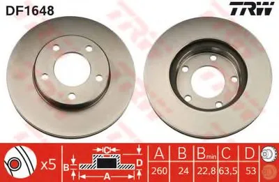 Тормозной диск TRW купить
