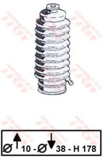 Комплект пылника, рулевое управление TRW купить