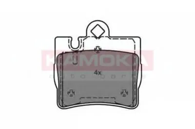 Комплект тормозных колодок, дисковый тормоз KAMOKA KAMOKA купить