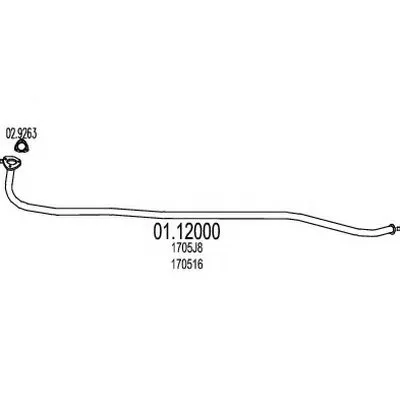 Труба выхлопного газа MTS купить