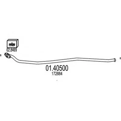 Труба выхлопного газа MTS купить