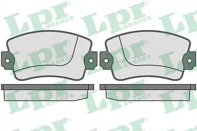 Комплект тормозных колодок, дисковый тормоз LPR купить