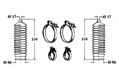 Комплект пылника, рулевое управление OCAP купить