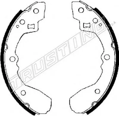 Комплект тормозных колодок TRUSTING купить