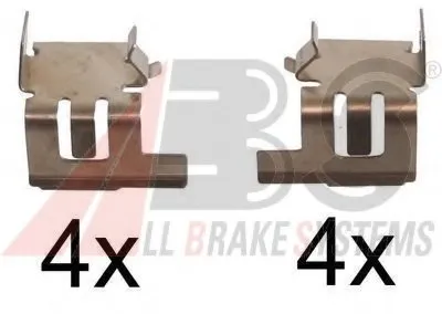 Комплектующие, колодки дискового тормоза A.B.S. купить