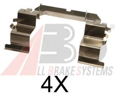 Комплектующие, колодки дискового тормоза A.B.S. купить