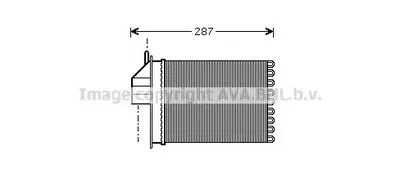 Теплообменник, отопление салона AVA QUALITY COOLING купить