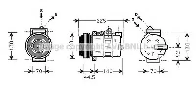 Компрессор, кондиционер AVA QUALITY COOLING купить