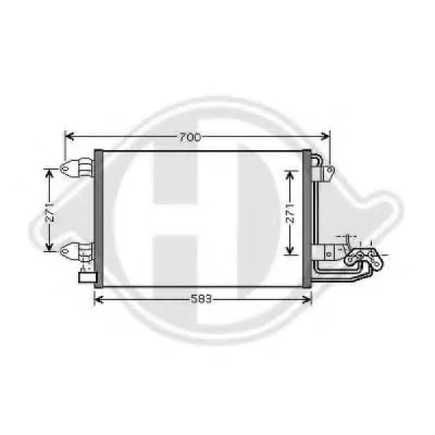 Конденсатор, кондиционер DIEDERICHS купить