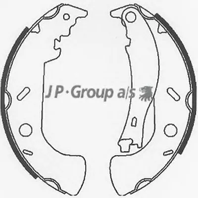 Комплект тормозных колодок QH JP GROUP купить
