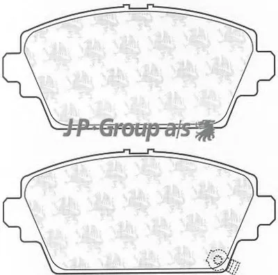 Комплект тормозных колодок, дисковый тормоз QH JP GROUP купить