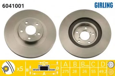 Тормозной диск GIRLING купить
