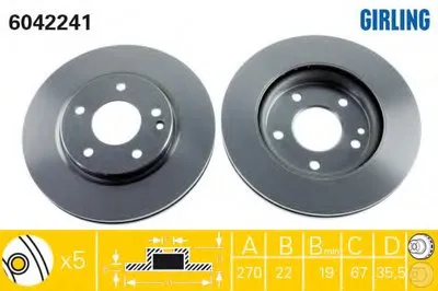 Тормозной диск GIRLING купить