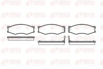 Комплект тормозных колодок, дисковый тормоз KAWE купить