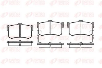 Комплект тормозных колодок, дисковый тормоз KAWE купить