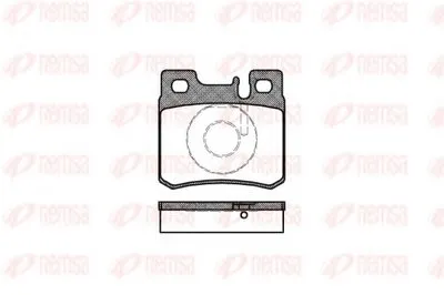 Комплект тормозных колодок, дисковый тормоз KAWE купить