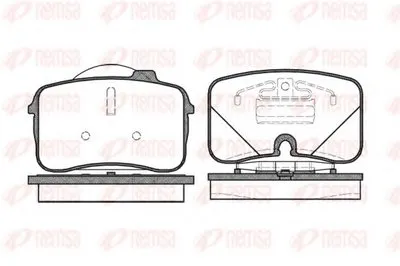 Комплект тормозных колодок, дисковый тормоз KAWE купить