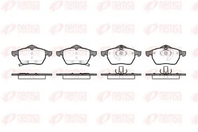 Комплект тормозных колодок, дисковый тормоз KAWE купить